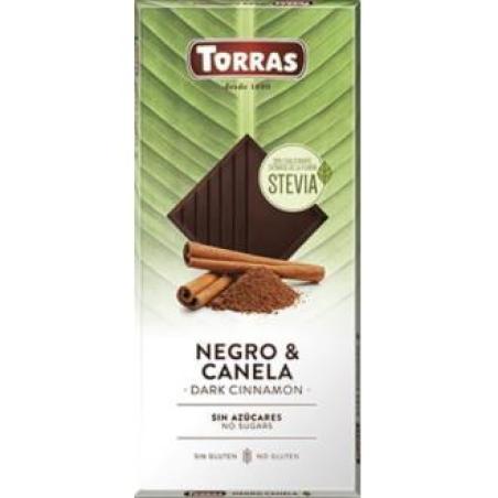 CHOCOLATE NEGRO con canela STEVIA 125gr
