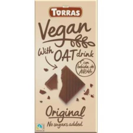 CHOCOLATE con bebida avena 100gr. VEGAN