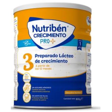 NUTRIBEN CRECIMIENTO LECHE 3 800gr.