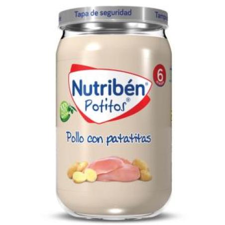 NUTRIBEN POTITO POLLO PATATITAS 235gr.+6m