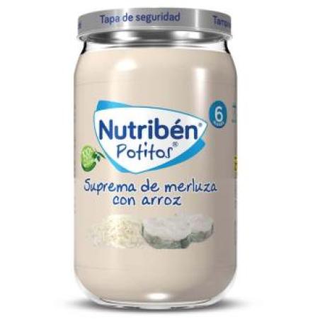 NUTRIBEN POTITO SUPREMA MERLUZA ARROZ 235gr.+6m