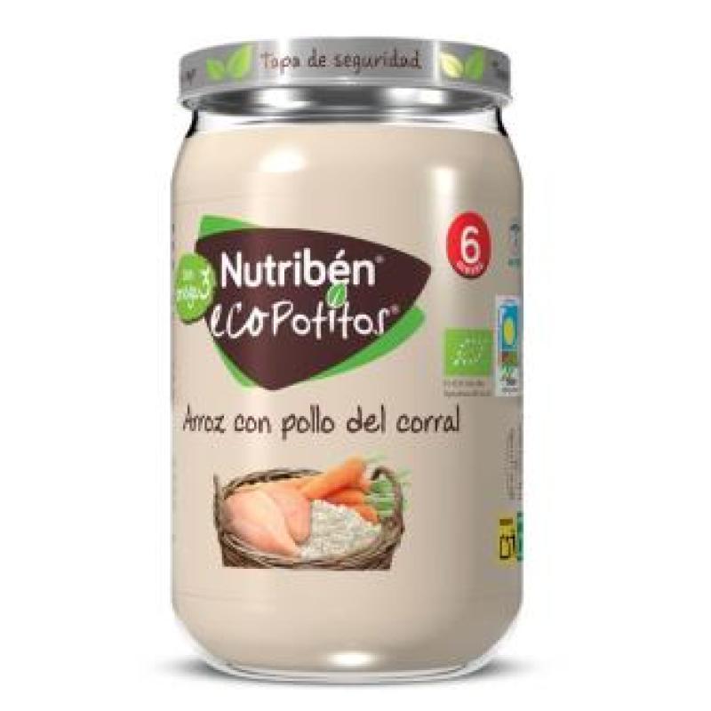 NUTRIBEN ECO POTITO POLLO CORRAL ARROZ 235gr.+6m