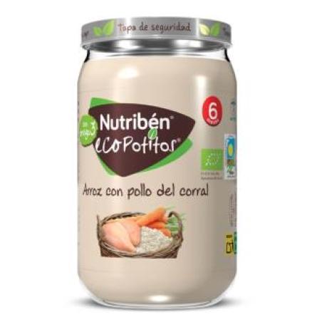 NUTRIBEN ECO POTITO POLLO CORRAL ARROZ 235gr.+6m