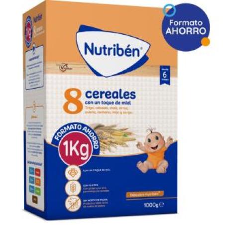 NUTRIBEN 8 CEREALES MIEL 1000gr.