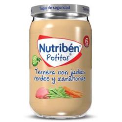 NUTRIBEN POTITO TERNERA-JUDIAS V-ZANAHORIA 235gr.