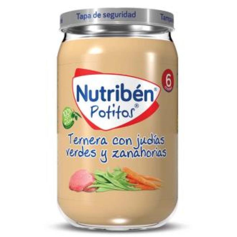 NUTRIBEN POTITO TERNERA-JUDIAS V-ZANAHORIA 235gr.