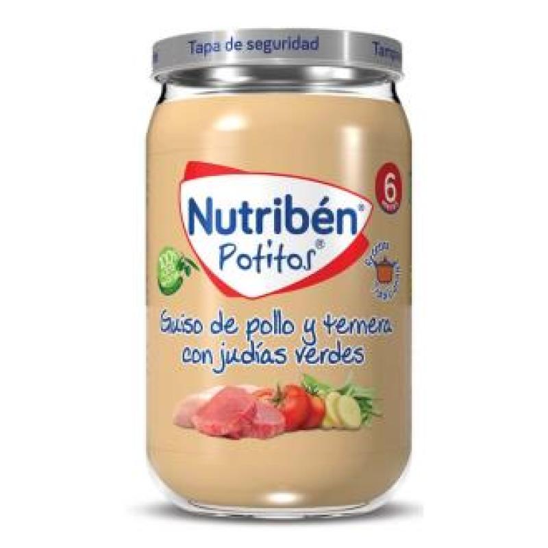NUTRIBEN POTITO GUISO POLLO TERNERA JUDIAS 235gr.