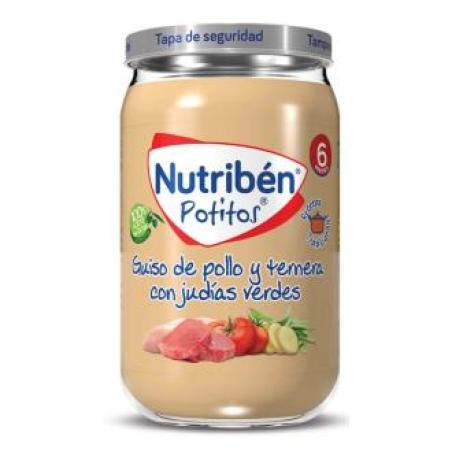 NUTRIBEN POTITO GUISO POLLO TERNERA JUDIAS 235gr.