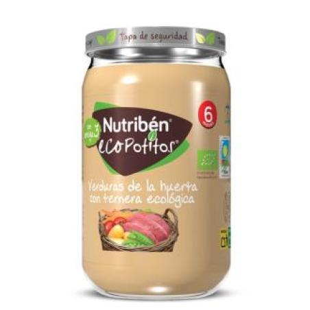 NUTRIBEN ECO POTITO VERDURAS-TERNERA ECO 235gr +6m