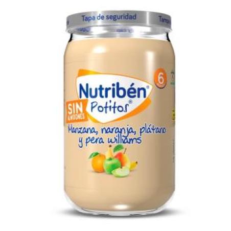NUTRIBEN POTITO MANZANA NARANJA PLATANO PERA 235gr