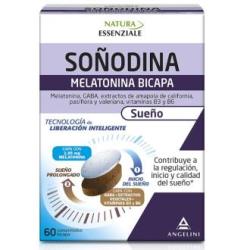SOÑODINA MELATONINA BICAPA 60comp