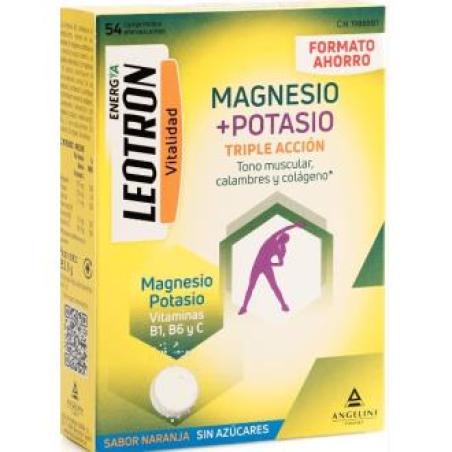 LEOTRON MAGNESIO POTASIO 54comp eferv