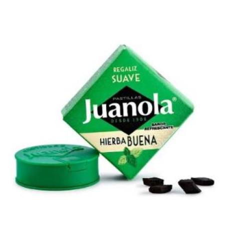 JUANOLA PASTILLAS HIERBABUENA caja verde 5,4gr.