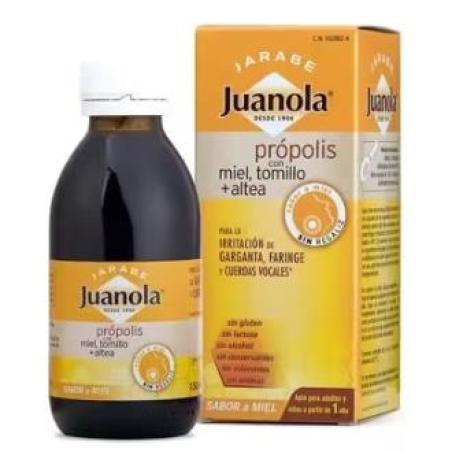 JUANOLA PROPOLIS MIEL TOMILLO ALTEA JARABE 150ml.