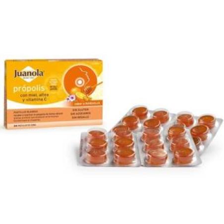 JUANOLA PASTILLAS PROPOLIS altea naranja 24ud.