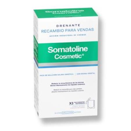 SOMATOLINE VENDAS REDUCTORAS DRENANTES recambio 6u