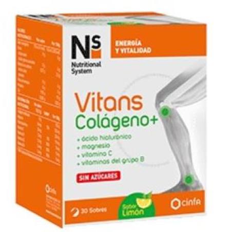 NS VITANS COLAGENO+ LIMON 30 sobres