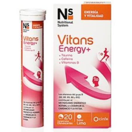 NS VITANS ENERGY+ 20 comp eferv
