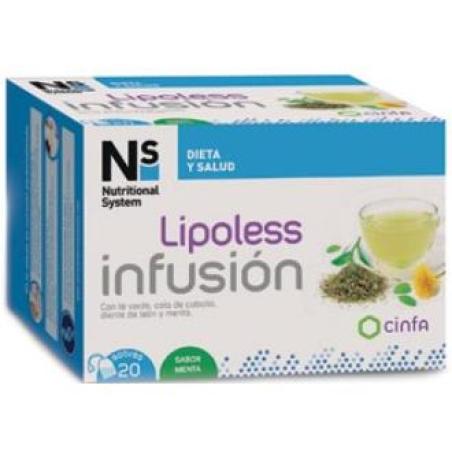 NS LIPOLESS INFUSION 20 sobres