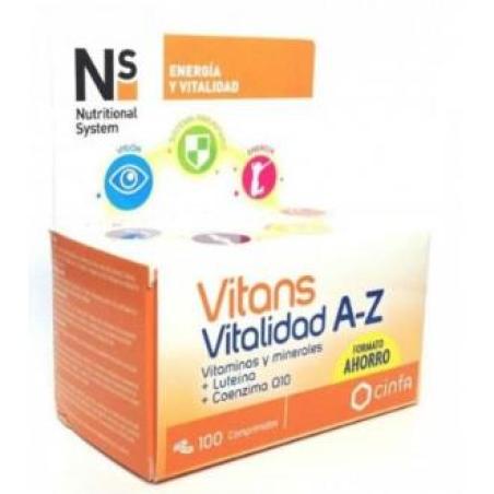 NS VITANS VITALIDAD A-Z 100 comp
