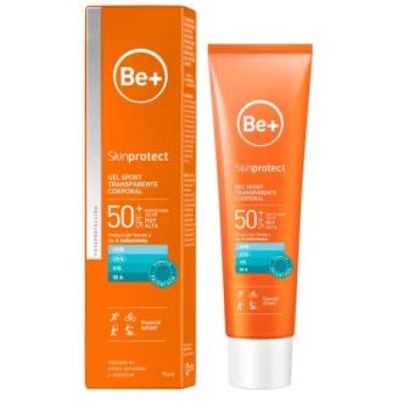 BE+ SPORT CORP spf 50+ GEL TRANS 75ml