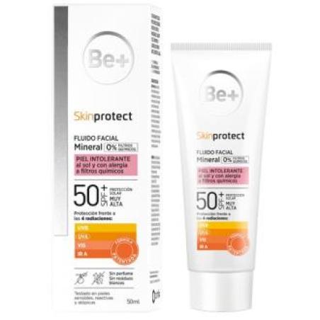 BE+ MINERAL FACIAL P/INTOL spf 50+ FLUIDO 50ml