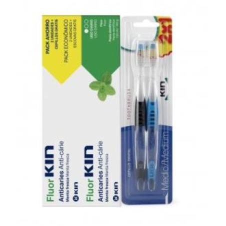 FLUOR KIN ANTICARIES PASTA DENTAL 125ml. + CEPILLO