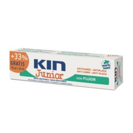 KIN JUNIOR PASTA DENTAL INF MENTA SUAVE 75+25ml. KIN JUNIOR PASTA DENTAL INF MENTA SUAVE 75+25ml.