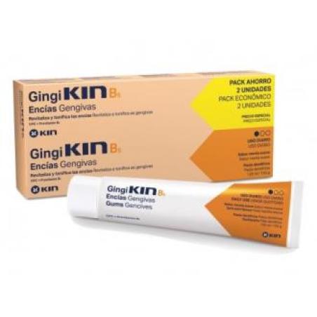 GINGIKIN B5/PLUS PASTA DENTAL DIARIO PACK 2x125ml.