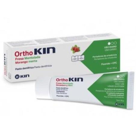 ORTHO KIN PASTA DENTAL FRESA MENTOL 75ml