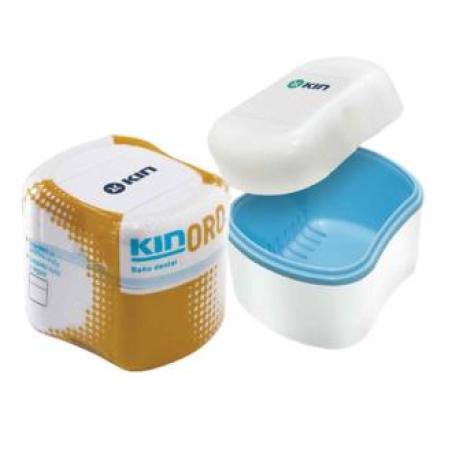 CONTENEDOR KIN ORO BAÑO PROTESIS DENTAL 1 BLANCO