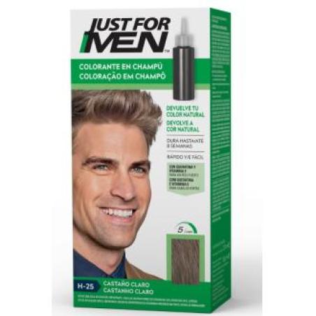 JUST FOR MEN 5 MINUT castaño claro H25
