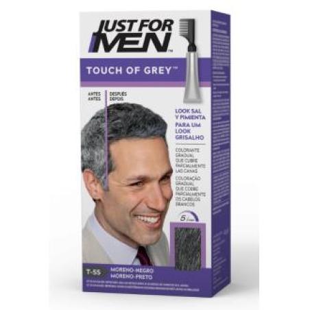 JUST FOR MEN TOUCH OF GREY TONO moreno negro T55