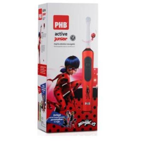 PHB CEPILLO ELEC JUNIOR LADYBUG +6 ANOS ROJO
