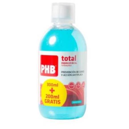 PHB ENJUAGUE BUCAL TOTAL 300+200ml