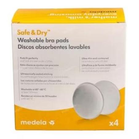 DISCO LACTANCIA ABSORB REUT LAVABLE 4un REF 80236