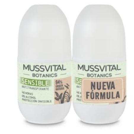 MUSSVITAL BOTANICS DEO SENS 75ml X2