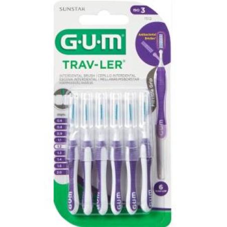 CEPILLO INTERDENTAL TRAV-LER 1512 1,2mm 6un lila