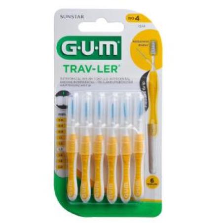 CEPILLO INTERDENTAL TRAV-LER 1,3mm 3un amarillo
