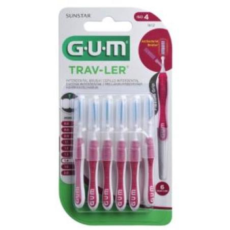 CEPILLO INTERDENTAL TRAV-LER 1612 1,4mm 6un rosa
