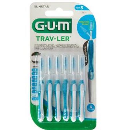 CEPILLO INTERDENTAL TRAV-LER 1614 1,6mm 6un azul