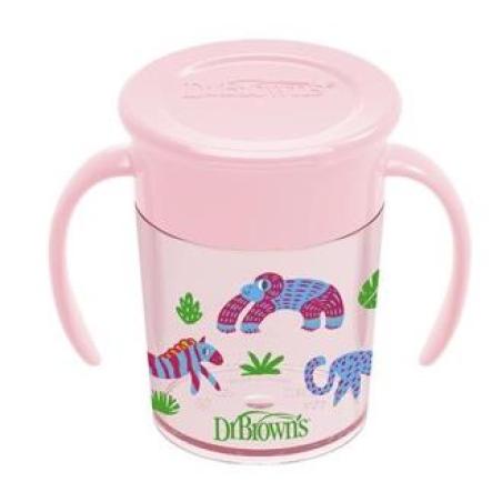 VASO 360 S/ BOQUILLA ROSA C/ ASAS 200ml