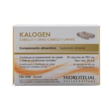 KALOGEN CAPS FORTALECEDO cabello y uñas 30caps