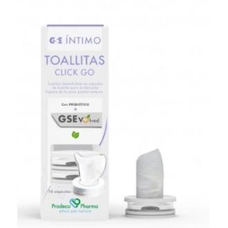 GSE INTIMO TOALLITAS DESECHABLES 10caps x 3ml