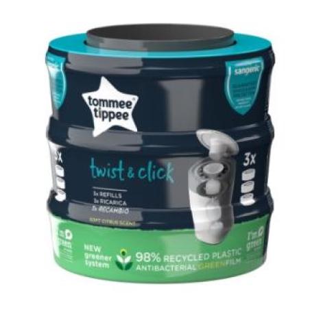 TOMMEE TIPPEE SANGENIC TWIST &amp click recam X 3