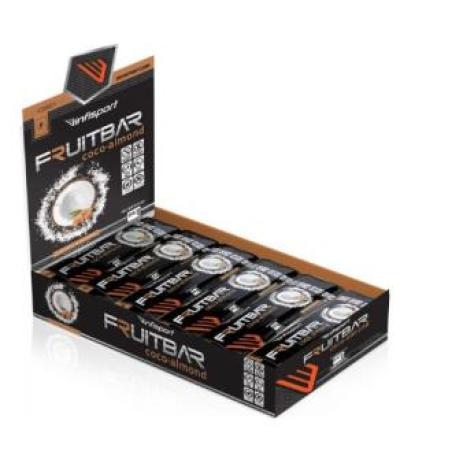 INFISPORT FRUIT BAR coco-almendras 40gr 24un