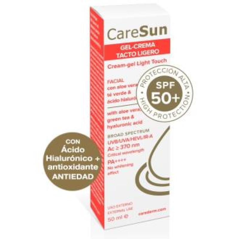 CARESUN SPF 50+ GEL CREMA tacto ligero 50ml