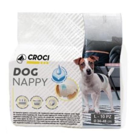 PAÑAL DOG NAPPY grande 10un