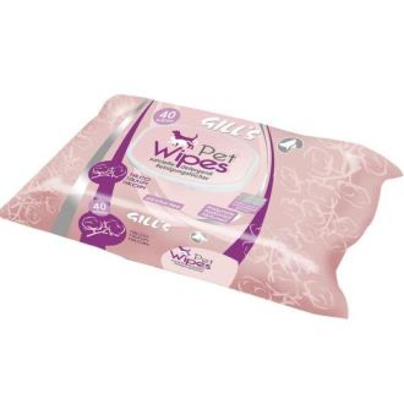 GILL´S TOALLITAS HUMEDAS XL perfume de talco 40un