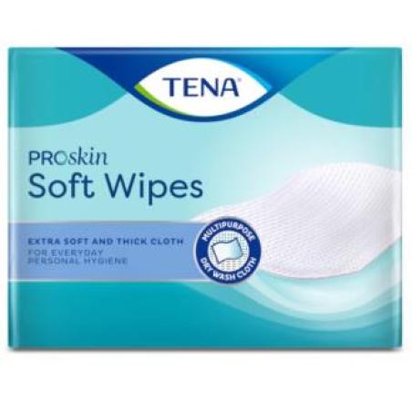 TENA SOFT WIPE TOALLITAS CELULOSA LIMPIADORA 135un